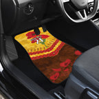 Custom Hawks Football Car Mats ANZAC Lest We Forget