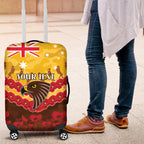 Custom Hawks Football Luggage Cover ANZAC Lest We Forget