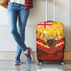 Custom Hawks Football Luggage Cover ANZAC Lest We Forget