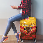 Custom Hawks Football Luggage Cover ANZAC Lest We Forget