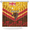 Custom Hawks Football Shower Curtain ANZAC Lest We Forget