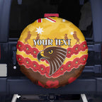 Custom Hawks Football Spare Tire Cover ANZAC Lest We Forget