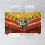 Custom Hawks Football Tablecloth ANZAC Lest We Forget