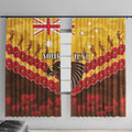 Custom Hawks Football Window Curtain ANZAC Lest We Forget