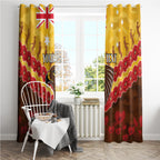 Custom Hawks Football Window Curtain ANZAC Lest We Forget