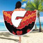 Custom Giants Football Beach Blanket ANZAC Lest We Forget