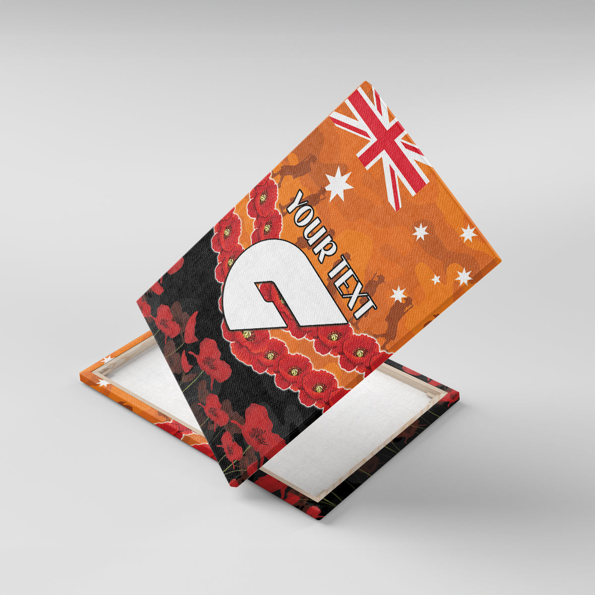 Custom Giants Football Canvas Wall Art ANZAC Lest We Forget