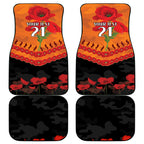 Custom Giants Football Car Mats ANZAC Lest We Forget