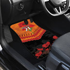 Custom Giants Football Car Mats ANZAC Lest We Forget