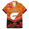 Custom Giants Football Family Matching Mermaid Dress and Hawaiian Shirt ANZAC Lest We Forget