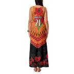 Custom Giants Football Family Matching Tank Maxi Dress and Hawaiian Shirt ANZAC Lest We Forget