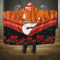 Custom Giants Football Hooded Blanket ANZAC Lest We Forget