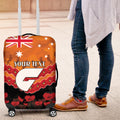Custom Giants Football Luggage Cover ANZAC Lest We Forget