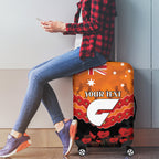 Custom Giants Football Luggage Cover ANZAC Lest We Forget