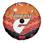 Custom Giants Football Spare Tire Cover ANZAC Lest We Forget