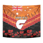 Custom Giants Football Tapestry ANZAC Lest We Forget
