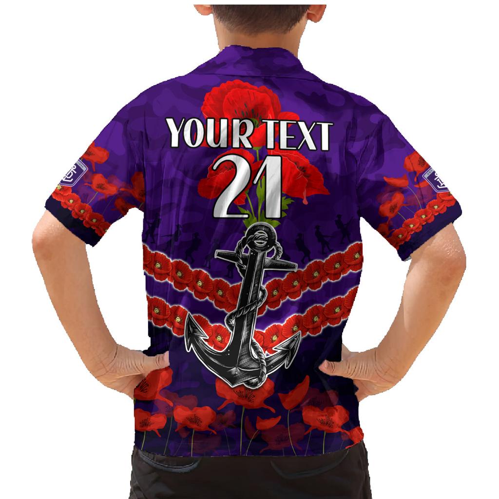 Custom Dockers Football Family Matching Mermaid Dress and Hawaiian Shirt ANZAC Lest We Forget