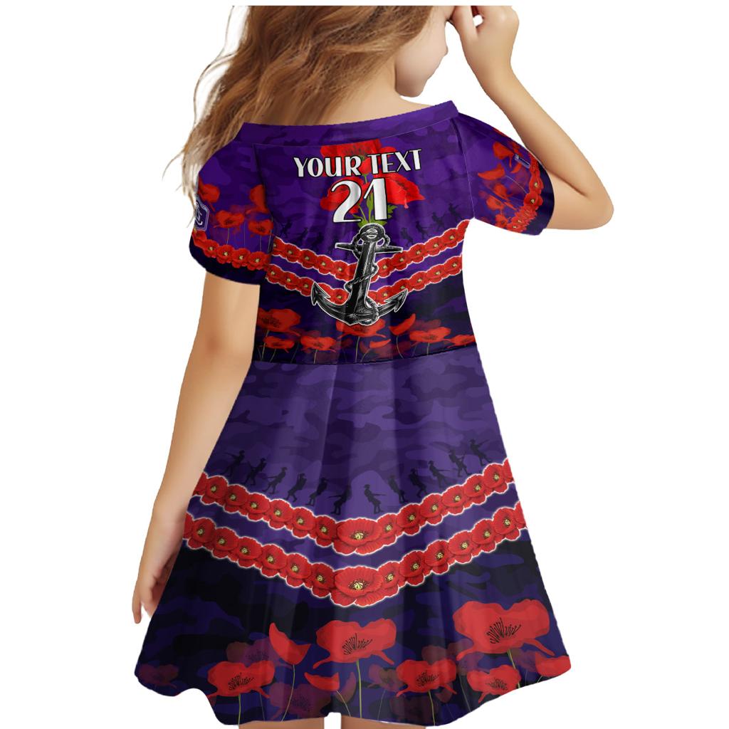 Custom Dockers Football Family Matching Mermaid Dress and Hawaiian Shirt ANZAC Lest We Forget