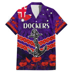 Custom Dockers Football Family Matching Mermaid Dress and Hawaiian Shirt ANZAC Lest We Forget