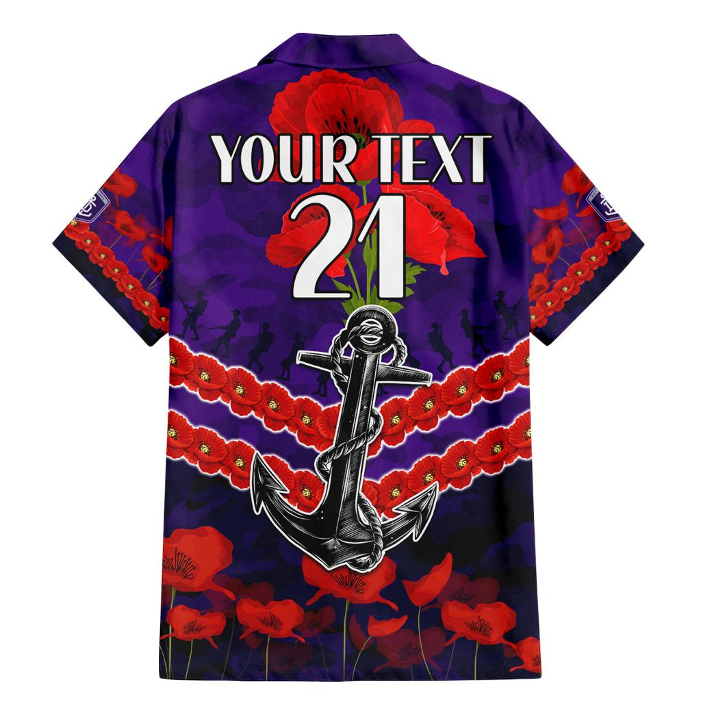 Custom Dockers Football Family Matching Mermaid Dress and Hawaiian Shirt ANZAC Lest We Forget