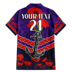 Custom Dockers Football Family Matching Mermaid Dress and Hawaiian Shirt ANZAC Lest We Forget