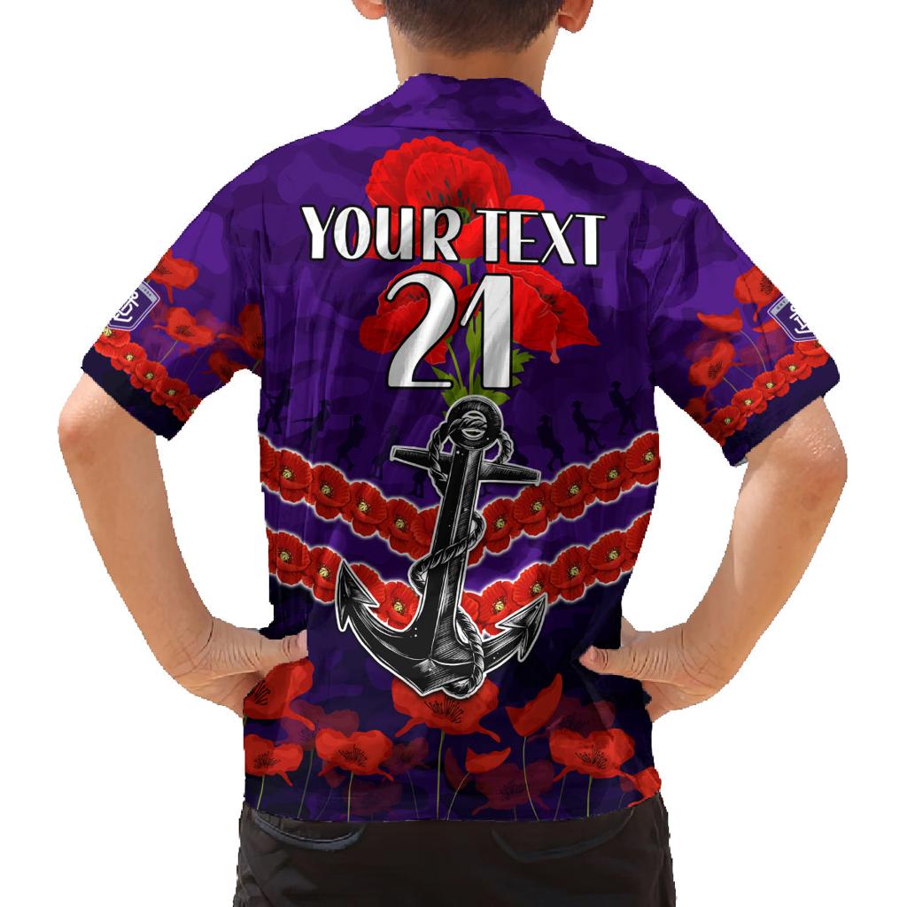 Custom Dockers Football Family Matching Summer Maxi Dress and Hawaiian Shirt ANZAC Lest We Forget