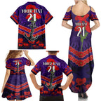 Custom Dockers Football Family Matching Summer Maxi Dress and Hawaiian Shirt ANZAC Lest We Forget