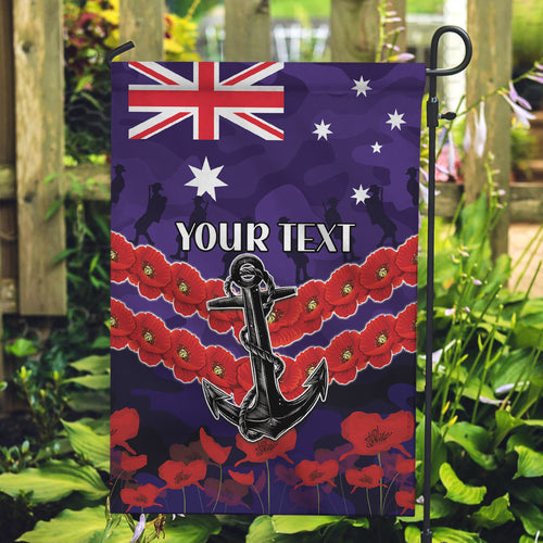 Custom Dockers Football Garden Flag ANZAC Lest We Forget