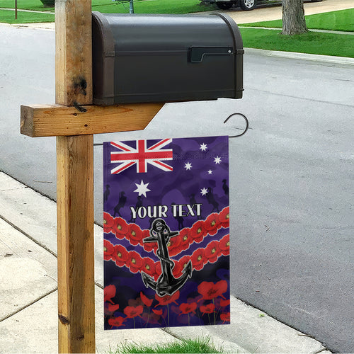 Custom Dockers Football Garden Flag ANZAC Lest We Forget