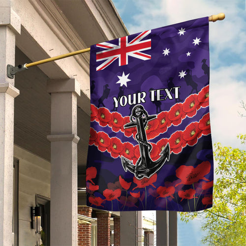 Custom Dockers Football Garden Flag ANZAC Lest We Forget