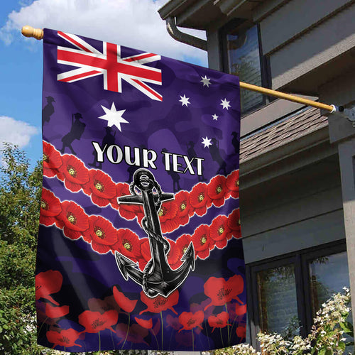 Custom Dockers Football Garden Flag ANZAC Lest We Forget