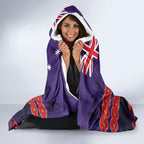 Custom Dockers Football Hooded Blanket ANZAC Lest We Forget