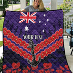 Custom Dockers Football Quilt ANZAC Lest We Forget