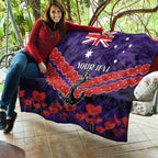 Custom Dockers Football Quilt ANZAC Lest We Forget