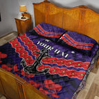 Custom Dockers Football Quilt Bed Set ANZAC Lest We Forget