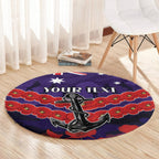 Custom Dockers Football Round Carpet ANZAC Lest We Forget