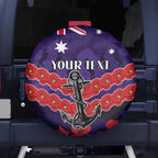 Custom Dockers Football Spare Tire Cover ANZAC Lest We Forget