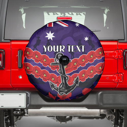 Custom Dockers Football Spare Tire Cover ANZAC Lest We Forget