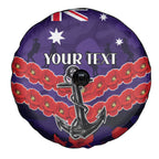 Custom Dockers Football Spare Tire Cover ANZAC Lest We Forget