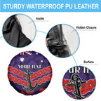 Custom Dockers Football Spare Tire Cover ANZAC Lest We Forget