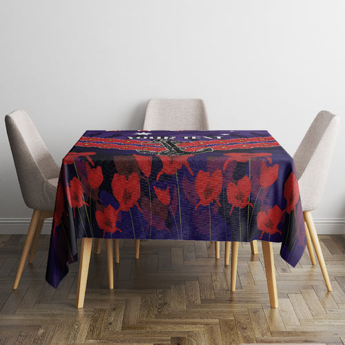 Custom Dockers Football Tablecloth ANZAC Lest We Forget