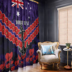 Custom Dockers Football Window Curtain ANZAC Lest We Forget