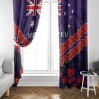 Custom Dockers Football Window Curtain ANZAC Lest We Forget