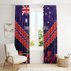 Custom Dockers Football Window Curtain ANZAC Lest We Forget