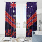 Custom Dockers Football Window Curtain ANZAC Lest We Forget