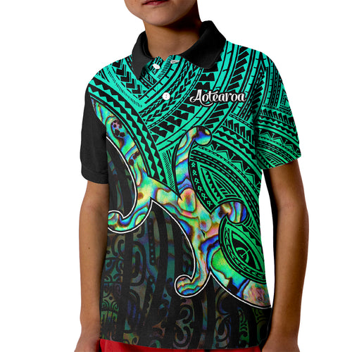 aotearoa-papua-shell-kid-polo-shirt-maori-tribal-pattern