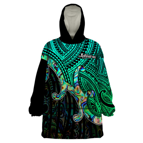 aotearoa-papua-shell-wearable-blanket-hoodie-maori-tribal-pattern