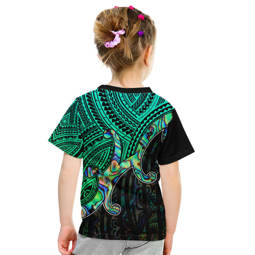 custom-aotearoa-papua-shell-kid-t-shirt-maori-tribal-pattern