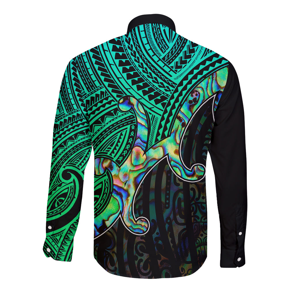 custom-aotearoa-papua-shell-long-sleeve-button-shirt-maori-tribal-pattern