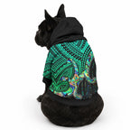 Custom Aotearoa Papua Shell Pet Hoodie Maori Tribal Pattern
